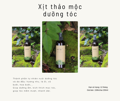 XỊT DƯỠNG TÓC THẢO MỘC (chai 250ml)