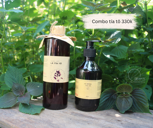 COMBO TÍA TÔ (NƯỚC CẤT 500ML & XÀ BÔNG 300ML)